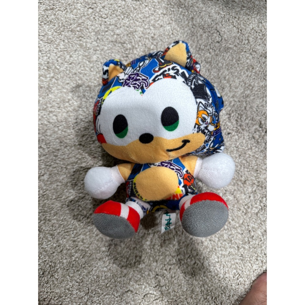 Sonic The Hedgehog All Over Print Plush Toy 6"